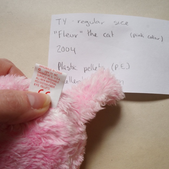 TY - beanie baby - fleur the cat (2004) - Picture 3 of 3